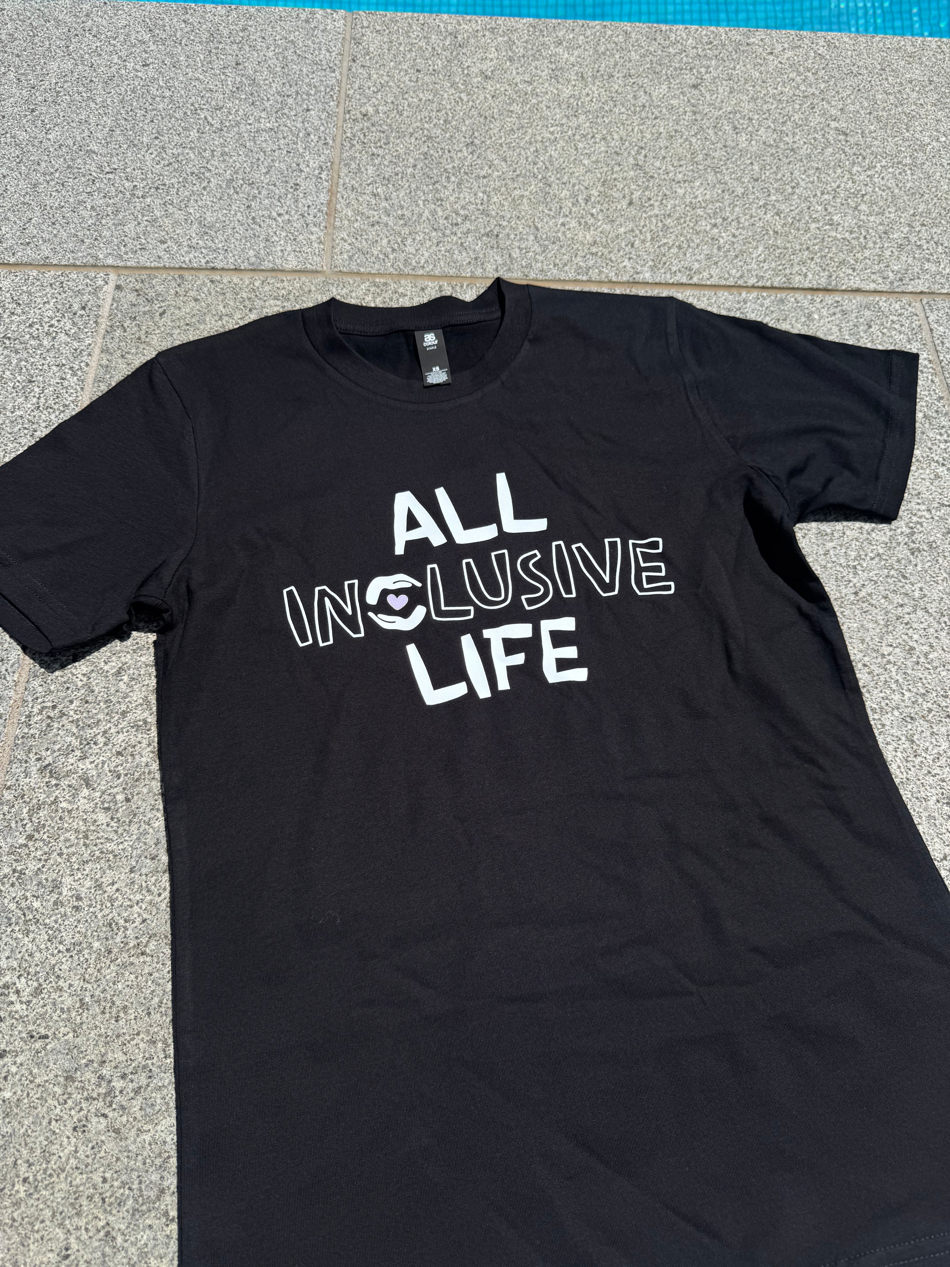 All Inclusive Life T-Shirt with PURPLE HEART (Unisex)