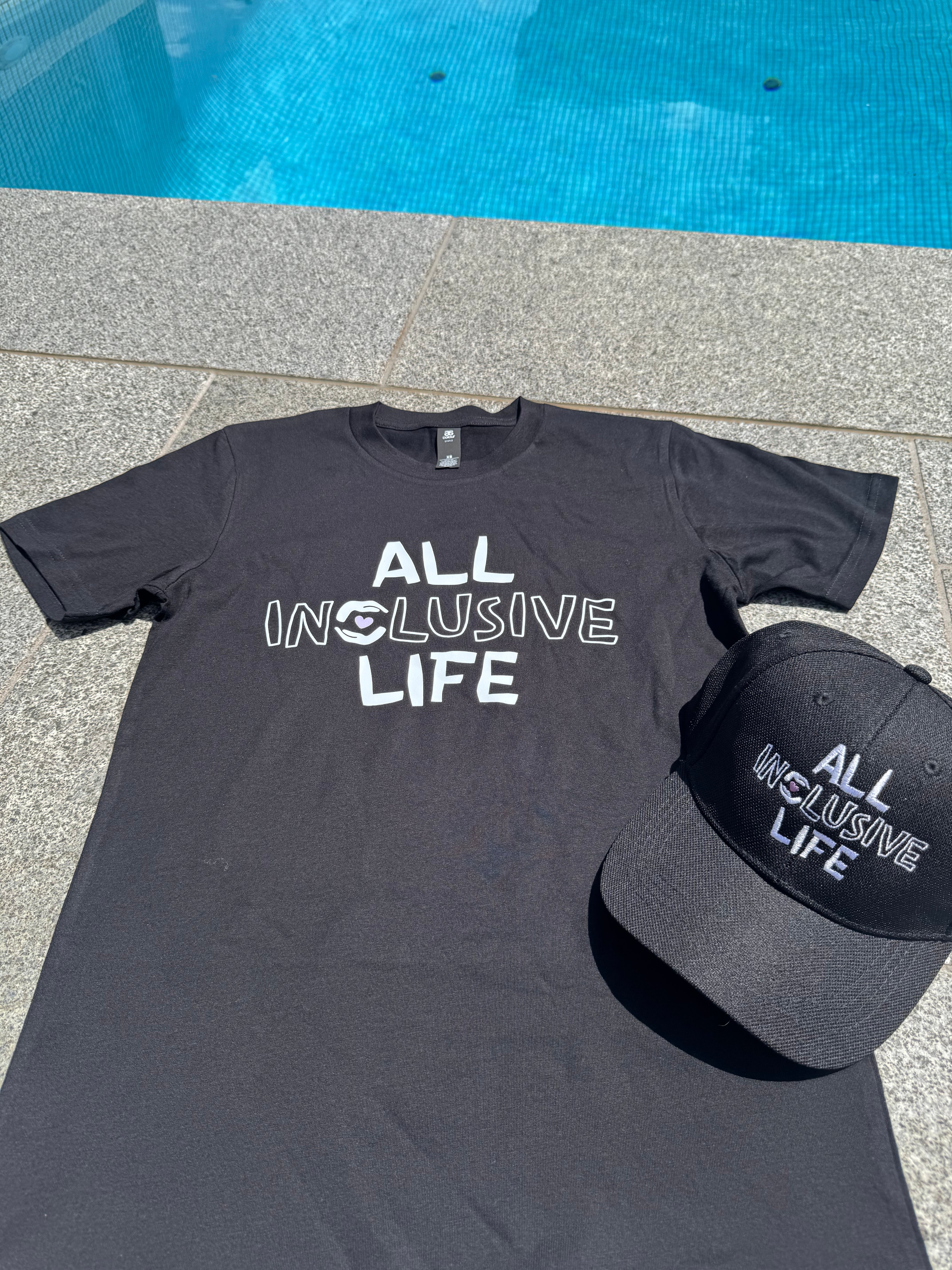 All Inclusive Life T-Shirt with PURPLE HEART (Unisex)